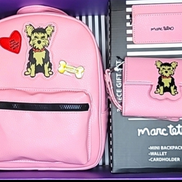 Marc Tetro Yorkie backpack wallet BNIB - Picture 1 of 5